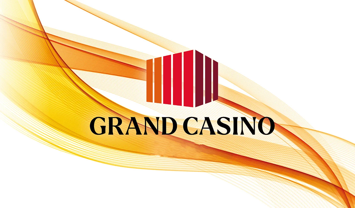 Grand Casino Markenbild mit goldenen Wellen